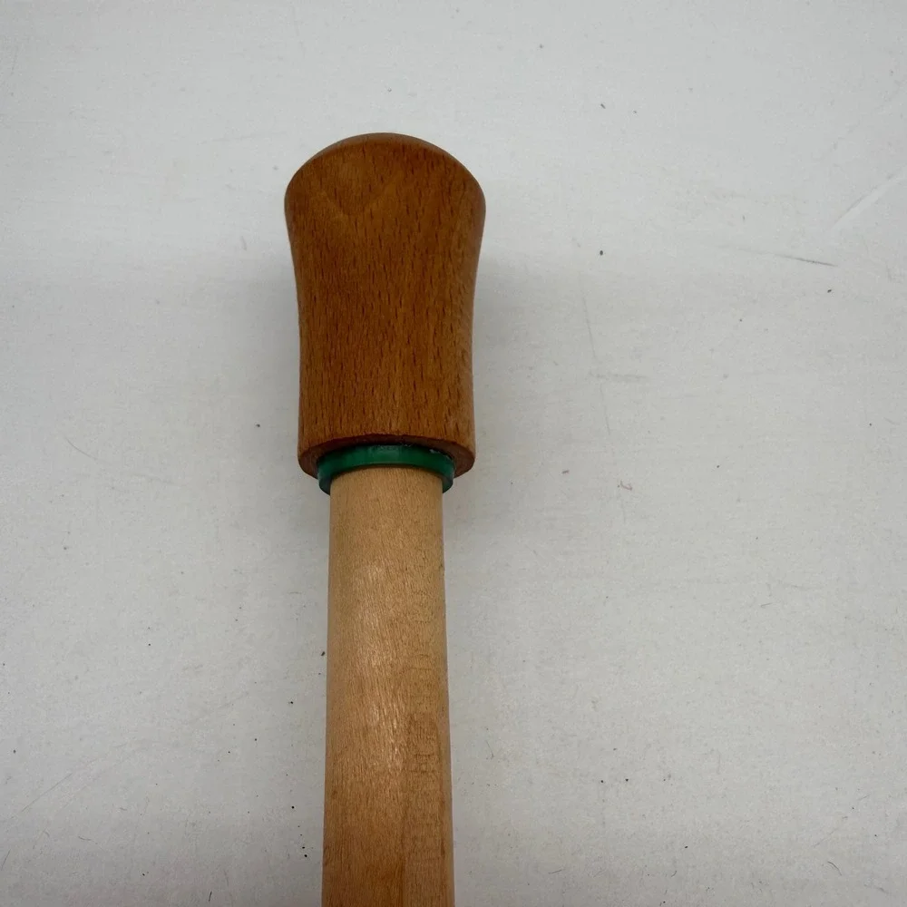 Vintage Italy Rustic wine bottle corker Wooden Handheld Primitive Tool beer